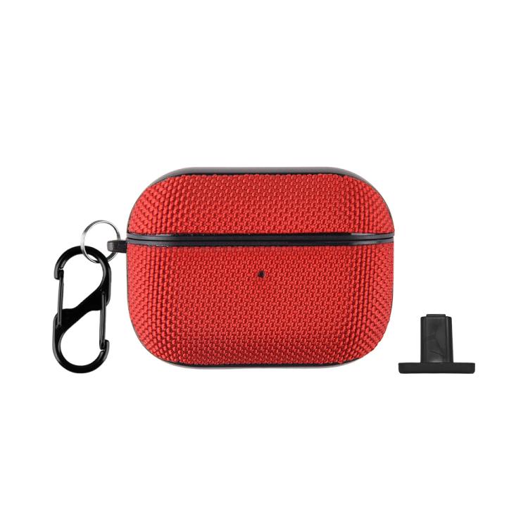For AirPods Pro 2 Nylon Waterproof Wireless Earphone Split-type Case with Hook