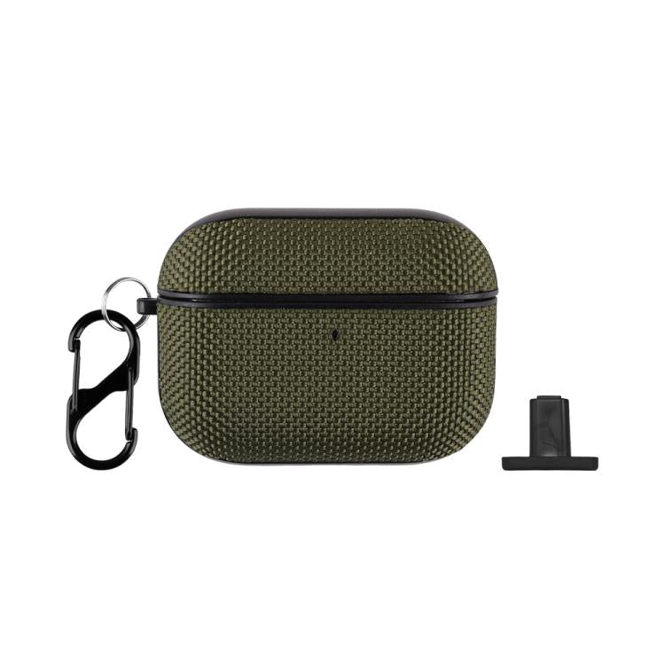 For AirPods Pro 2 Nylon Waterproof Wireless Earphone Split-type Case with Hook