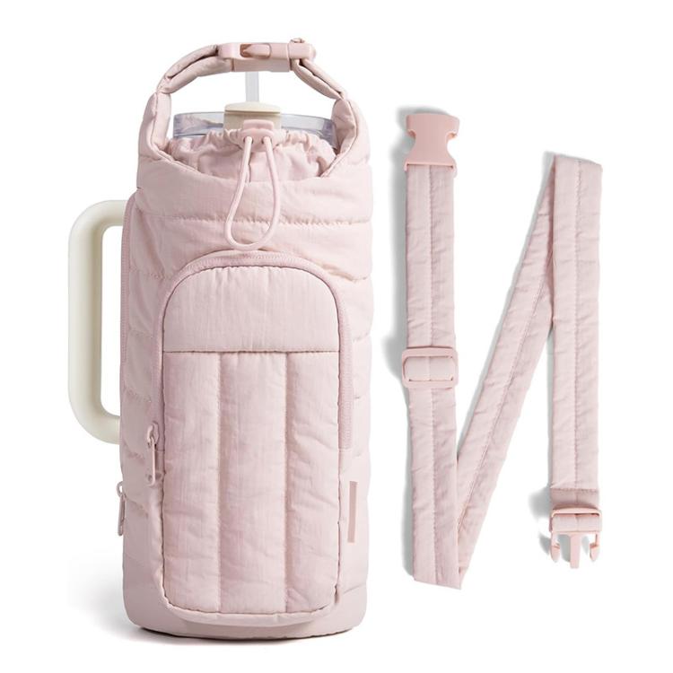 Outdoor Sports Portable Large-Capacity Insulated Crossbody Water Bottle Bag