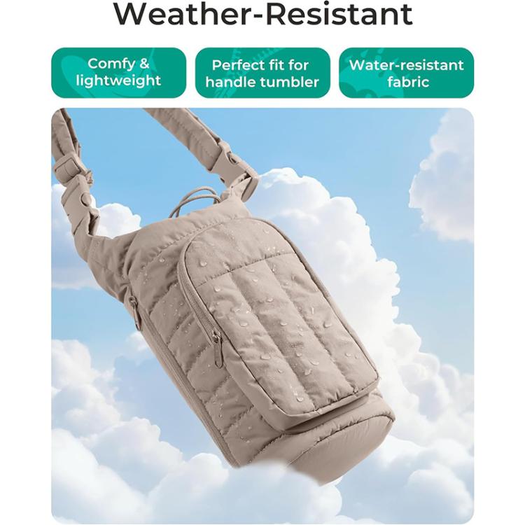 Outdoor Sports Portable Large-Capacity Insulated Crossbody Water Bottle Bag