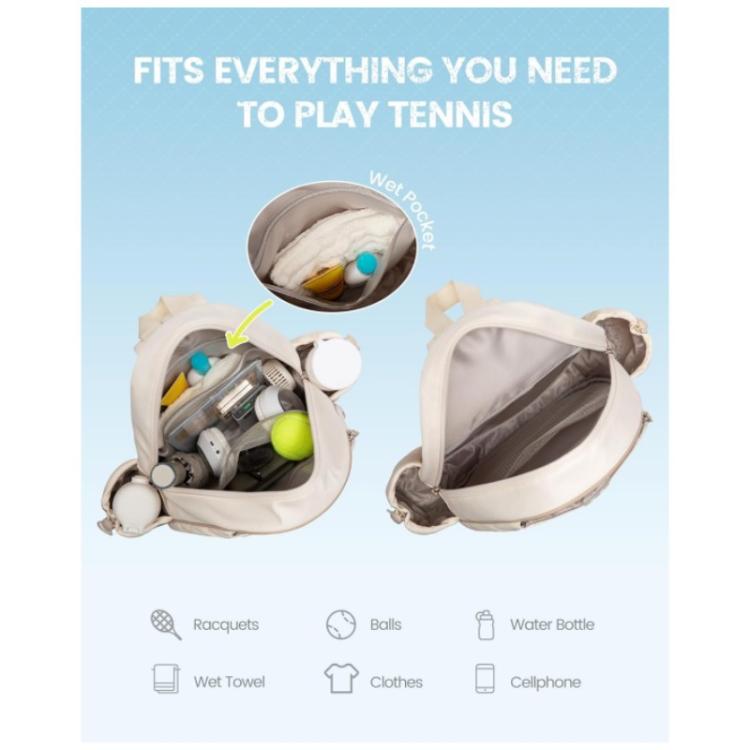 Outdoor Sports Training Double-Shoulder Tennis Crossbody Waterproof Bag