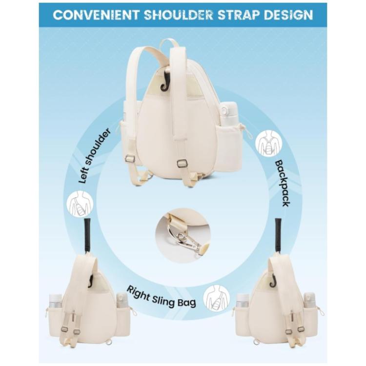 Outdoor Sports Training Double-Shoulder Tennis Crossbody Waterproof Bag