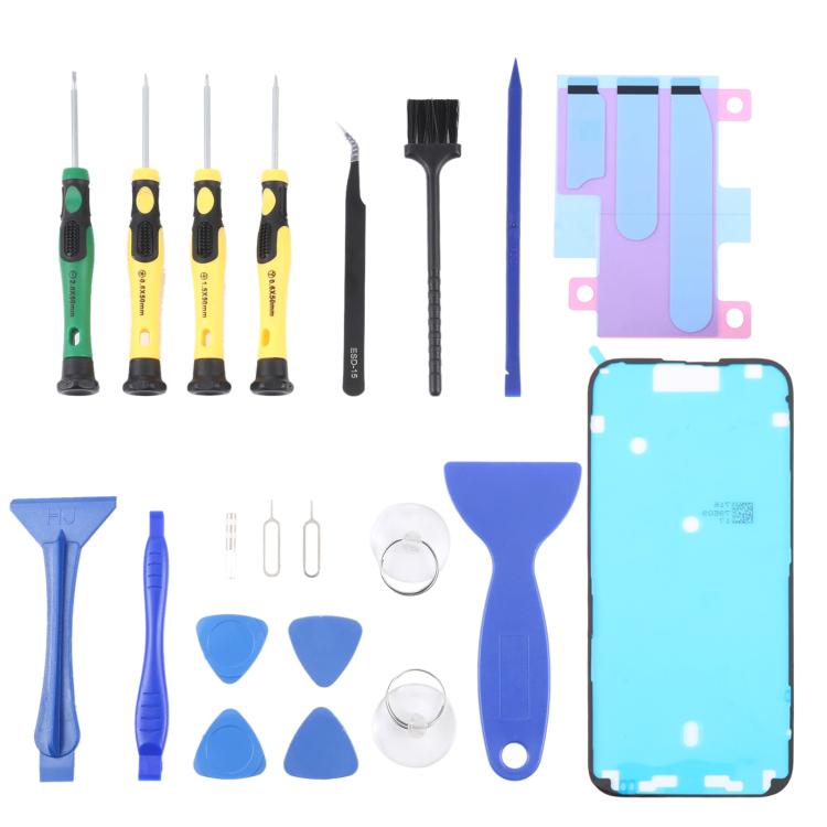 For iPhone 16 Pro Max JIAFA JF-8182 21 in 1 Battery Adhesive + Waterproof Adhesive + Repair Tool Set
