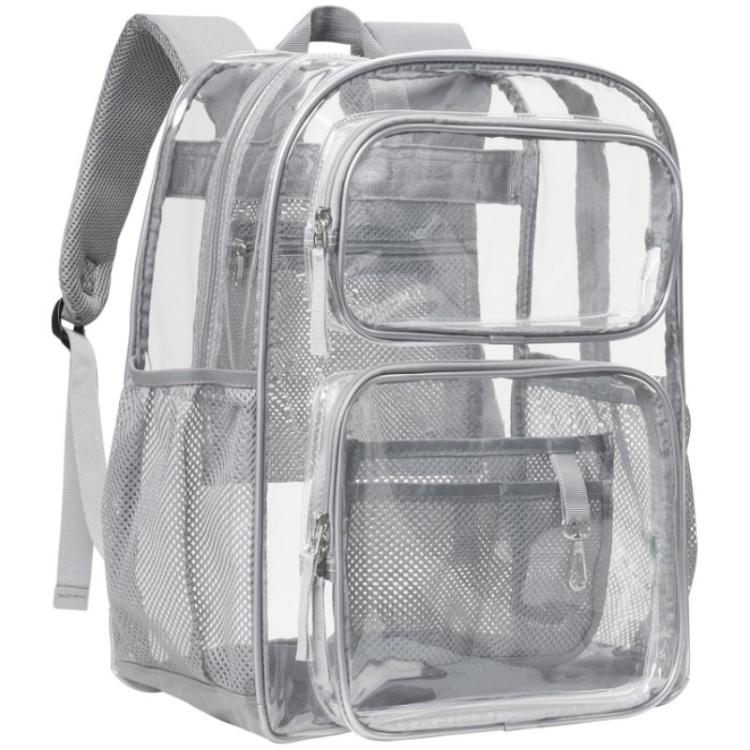 Transparent PVC Waterproof Double-Shoulder Backpack