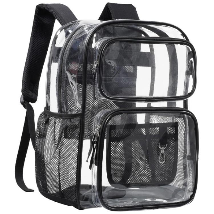 Transparent PVC Waterproof Double-Shoulder Backpack