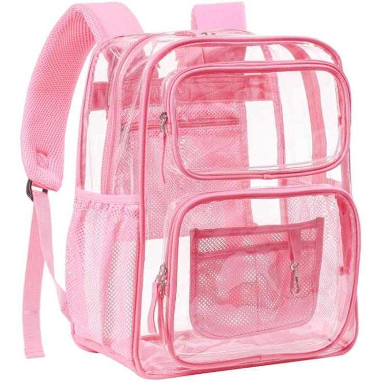 Transparent PVC Waterproof Double-Shoulder Backpack
