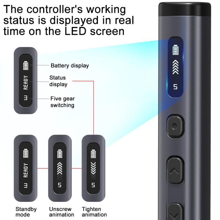 78 in 1 Precision Electric Screwdriver Kit with 5 Torque Levels / 4 LED Lights