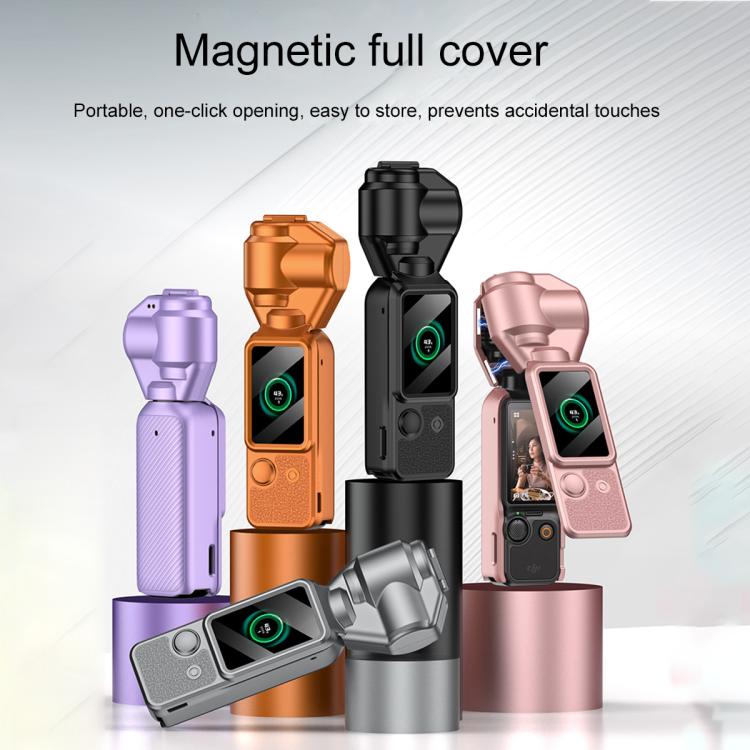 For DJI OSMO Pocket 3 GKK Gimbal Cover Screen Magnetic Full Cover with Strap