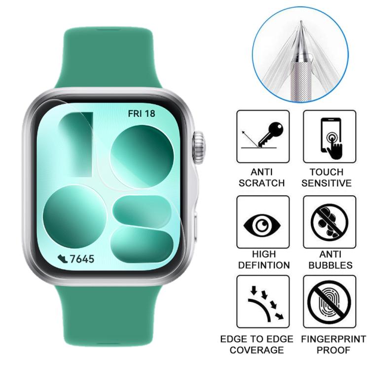 For Huawei Watch Fit 5 5pcs xDfind Soft Hydrogel Film Full Cover Front Protector