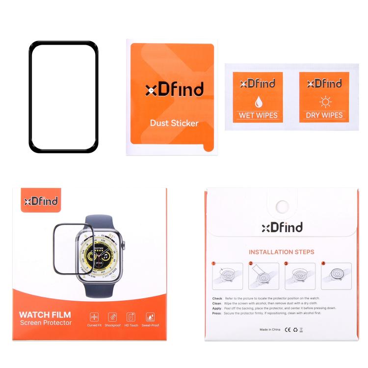 For Huawei Band 11 Pro 2pcs xDfind Curved 3D Composite Material Soft Film Screen Protector