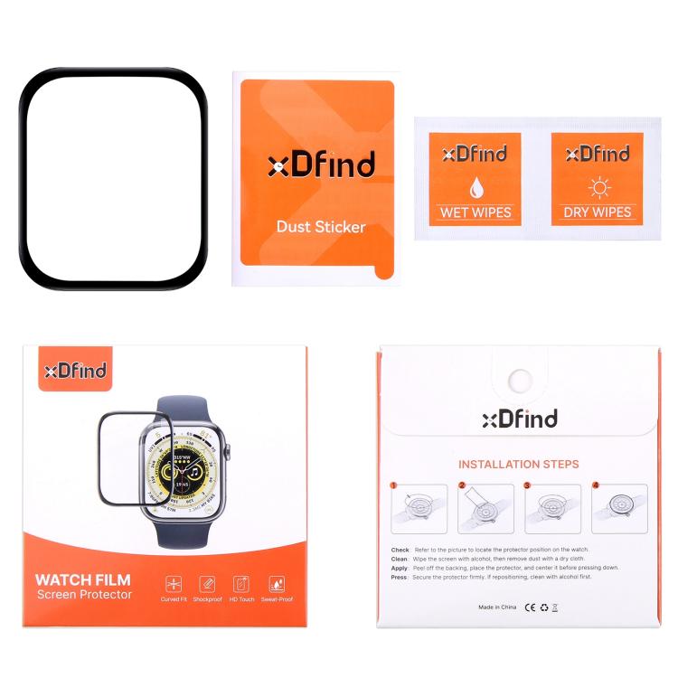 For Huawei Watch Fit 5 2pcs xDfind Curved 3D Composite Material Soft Film Screen Protector