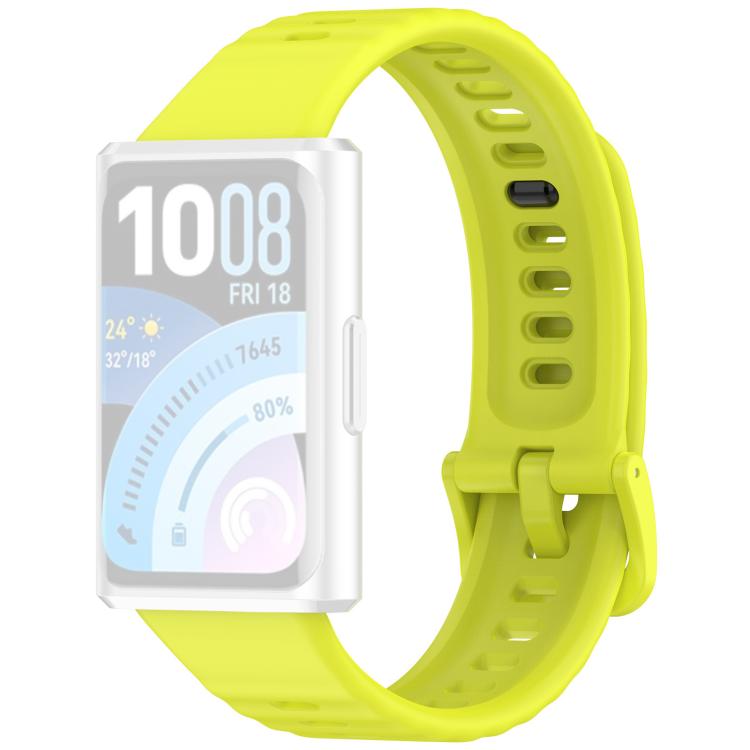 For Huawei Band 11 Pro / 11 xDfind Wavy Texture Silicone Watch Band