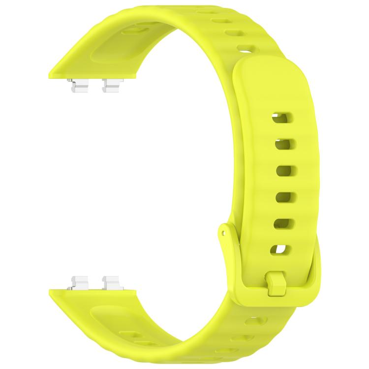 For Huawei Band 11 Pro / 11 xDfind Wavy Texture Silicone Watch Band