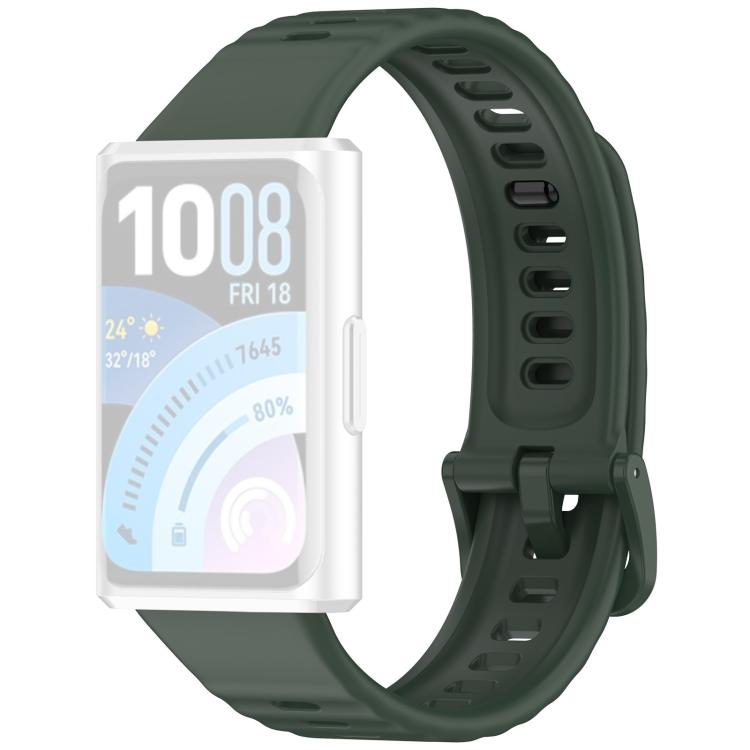 For Huawei Band 11 Pro / 11 xDfind Wavy Texture Silicone Watch Band