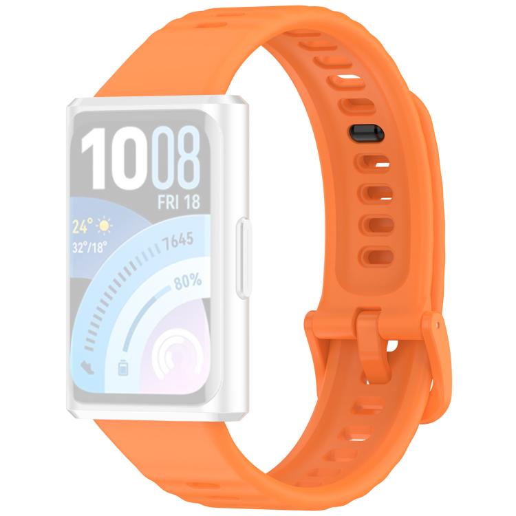 For Huawei Band 11 Pro / 11 xDfind Wavy Texture Silicone Watch Band