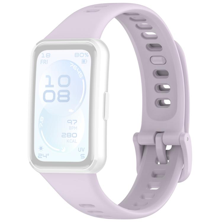 For Huawei Band 11 Pro / 11 xDfind Smooth Solid-Color Breathable Silicone Watch Band