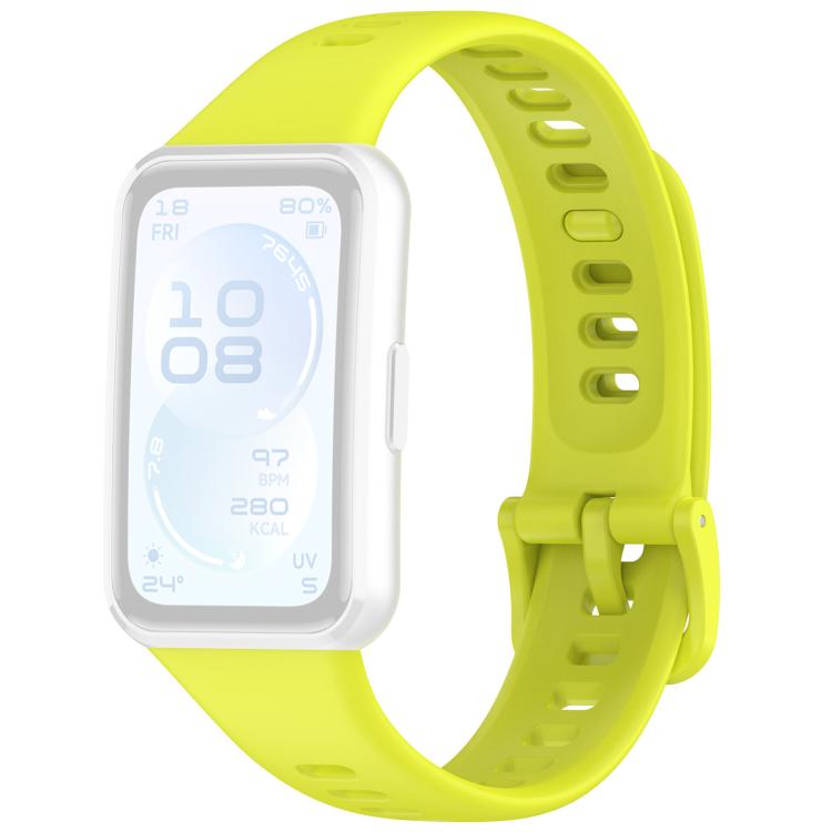 For Huawei Band 11 Pro / 11 xDfind Smooth Solid-Color Breathable Silicone Watch Band