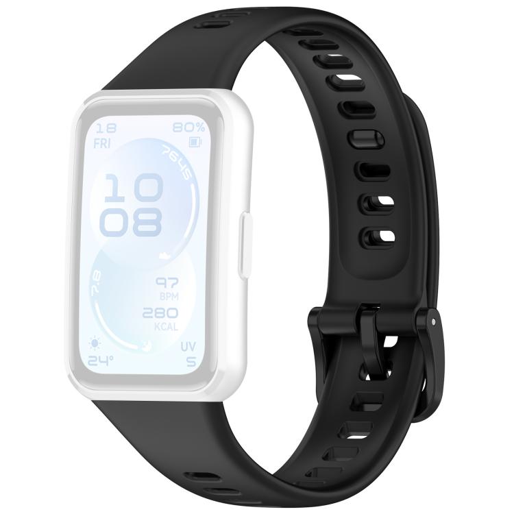 For Huawei Band 11 Pro / 11 xDfind Smooth Solid-Color Breathable Silicone Watch Band
