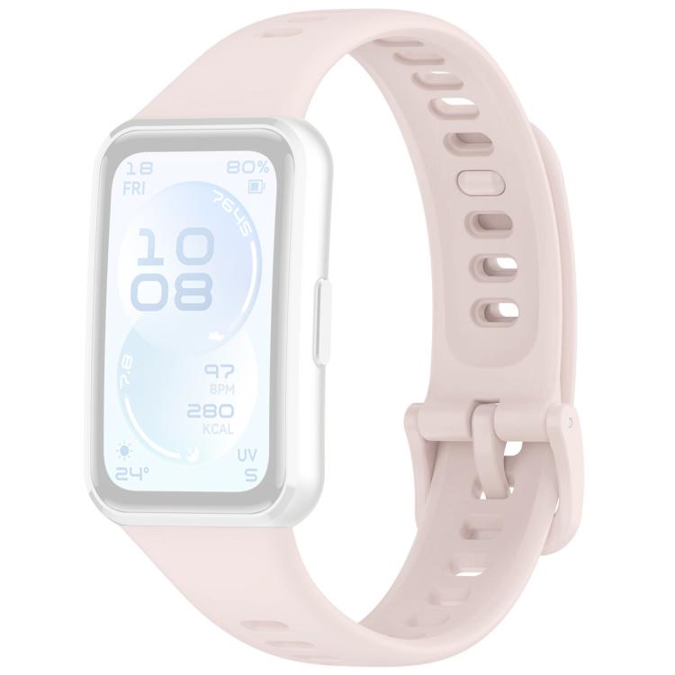 For Huawei Band 11 Pro / 11 xDfind Smooth Solid-Color Breathable Silicone Watch Band