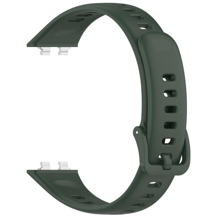 For Huawei Band 11 Pro / 11 xDfind Smooth Solid-Color Breathable Silicone Watch Band
