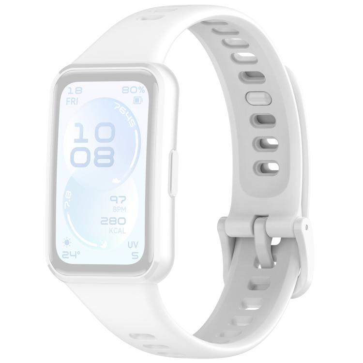 For Huawei Band 11 Pro / 11 xDfind Smooth Solid-Color Breathable Silicone Watch Band