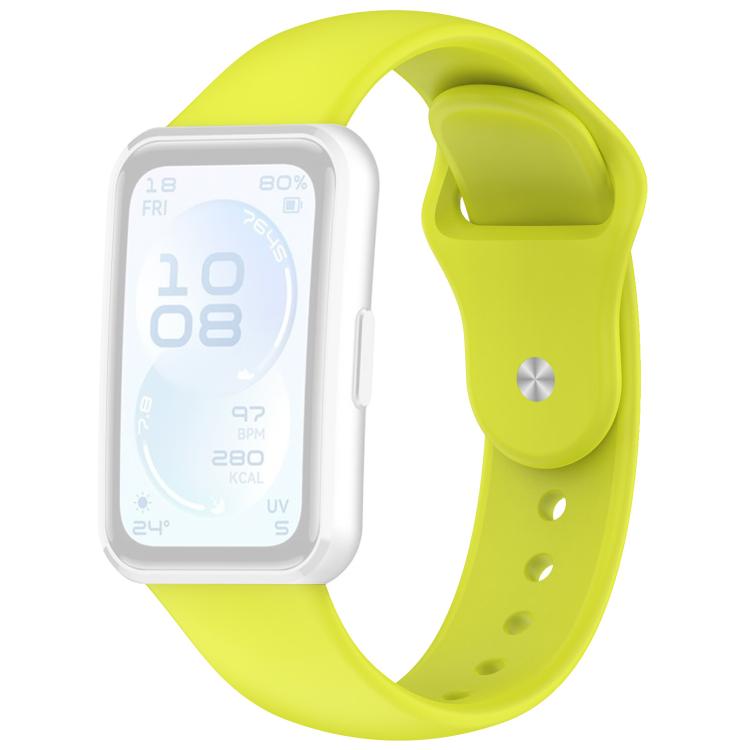For Huawei Band 11 Pro / 11 xDfind Solid-Color Reverse Buckle Silicone Watch Band