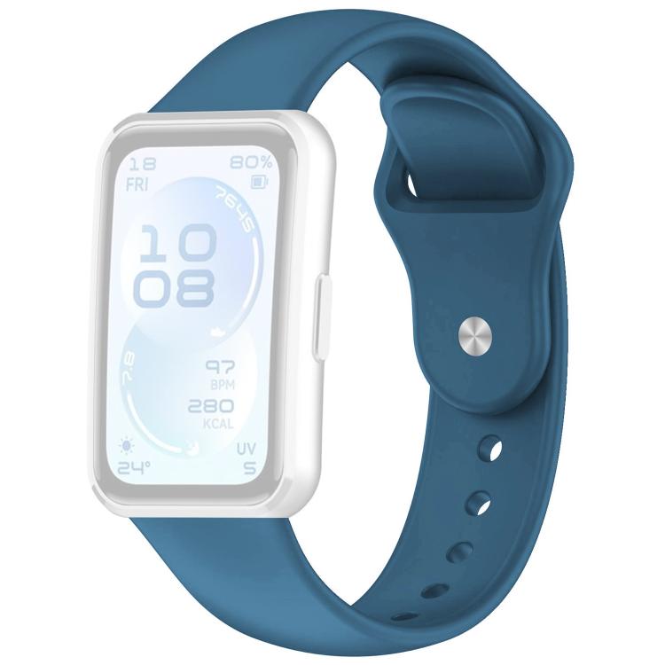 For Huawei Band 11 Pro / 11 xDfind Solid-Color Reverse Buckle Silicone Watch Band