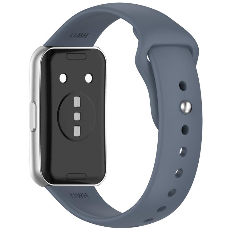 For Huawei Band 11 Pro / 11 xDfind Solid-Color Reverse Buckle Silicone Watch Band