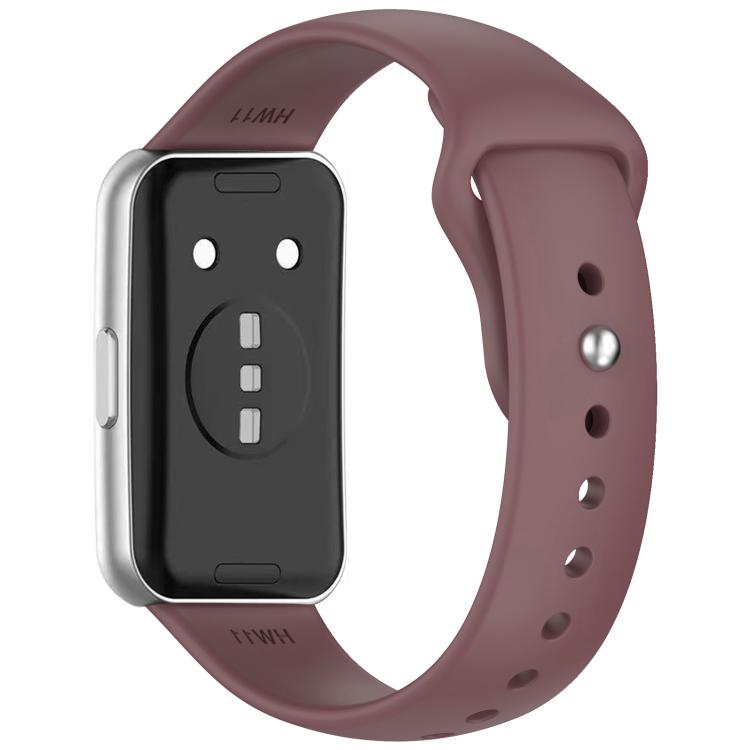 For Huawei Band 11 Pro / 11 xDfind Solid-Color Reverse Buckle Silicone Watch Band