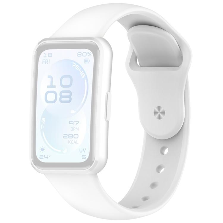 For Huawei Band 11 Pro / 11 xDfind Solid-Color Reverse Buckle Silicone Watch Band