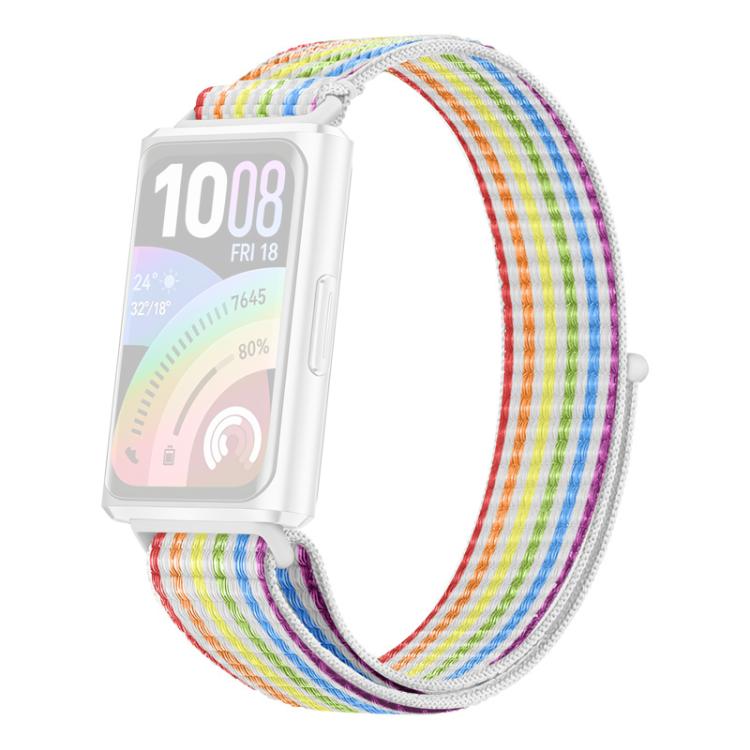 For Huawei Band 11 Pro / 11 xDfind Nylon Loop Hook and Loop Fastener Watch Band