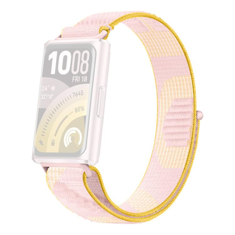 For Huawei Band 11 Pro / 11 xDfind Nylon Loop Hook and Loop Fastener Watch Band