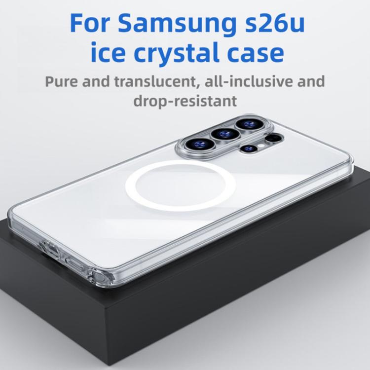 For Samsung Galaxy S26 Ultra 5G Benks Ice Crystal Clear MagSafe Magnetic Phone Case - Transparent
