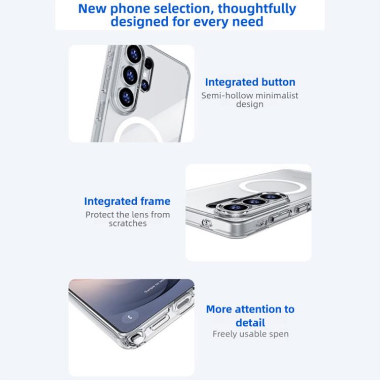 For Samsung Galaxy S26 Ultra 5G Benks Ice Crystal Clear MagSafe Magnetic Phone Case - Transparent