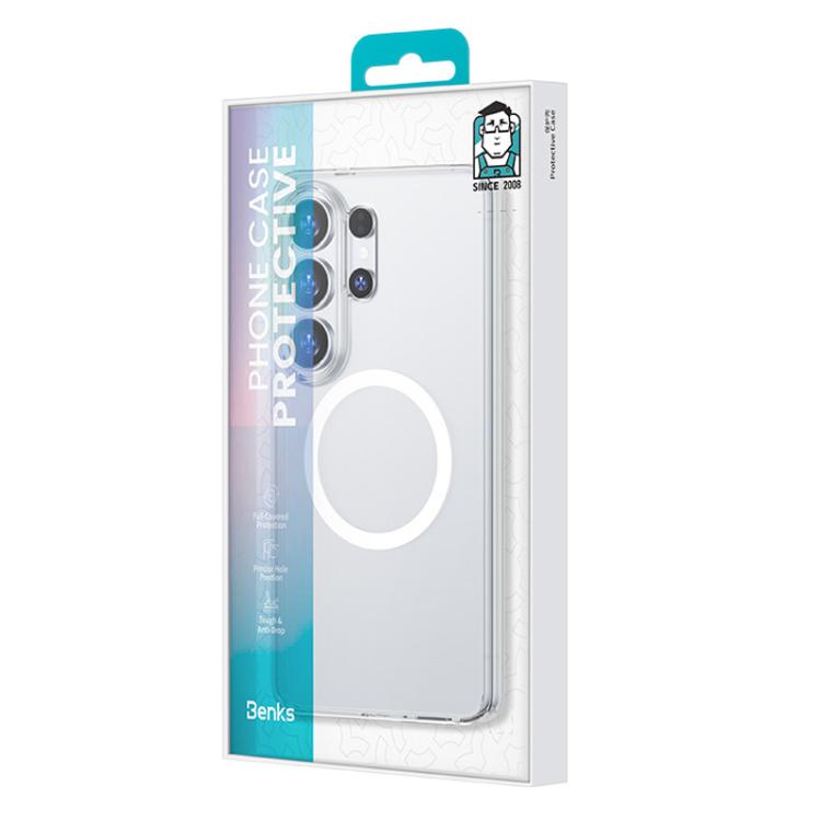 For Samsung Galaxy S26 Ultra 5G Benks Ice Crystal Clear MagSafe Magnetic Phone Case - Transparent