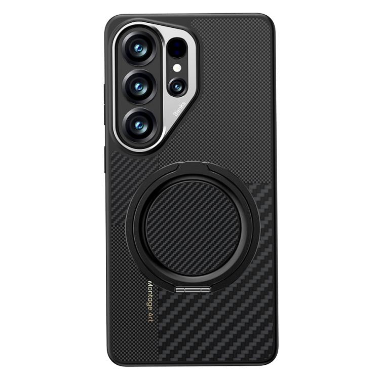 For Samsung Galaxy S26 Ultra 5G Benks Montage MagSafe Shockproof Phone Case - Black