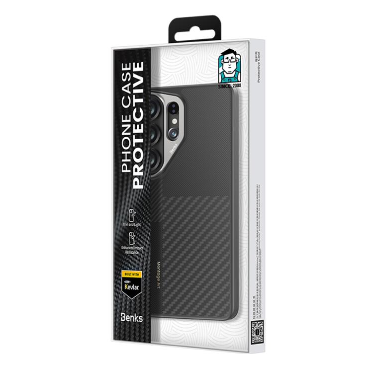 For Samsung Galaxy S26 Ultra 5G Benks Montage MagSafe Shockproof Phone Case - Black