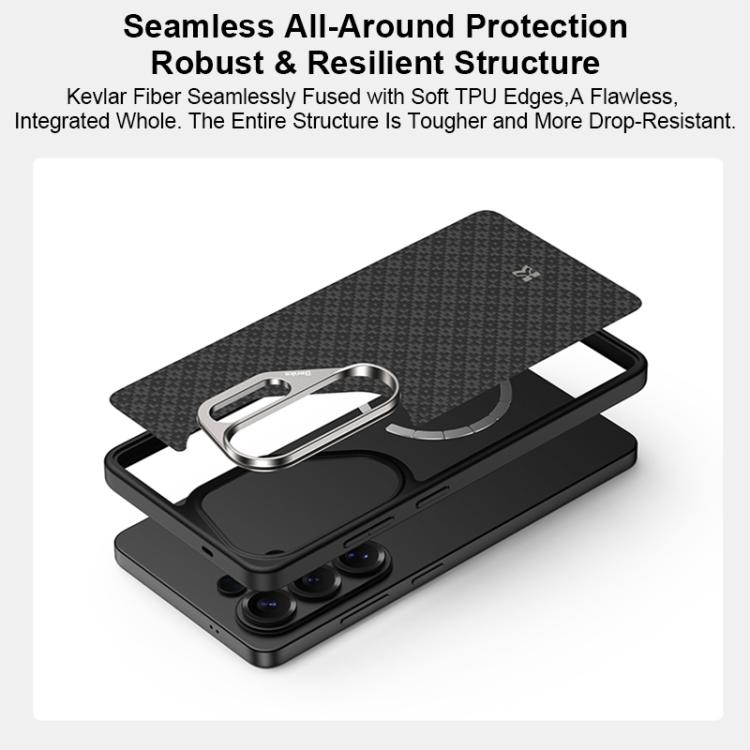 For Samsung Galaxy S26 Ultra 5G Benks Y2 Kevlar All-inclusive MagSafe Magnetic Diamond Phone Case - Black