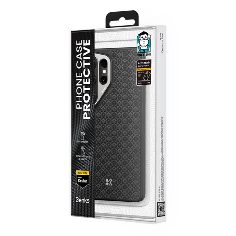 For Samsung Galaxy S26 Ultra 5G Benks Y2 Kevlar All-inclusive MagSafe Magnetic Diamond Phone Case - Black