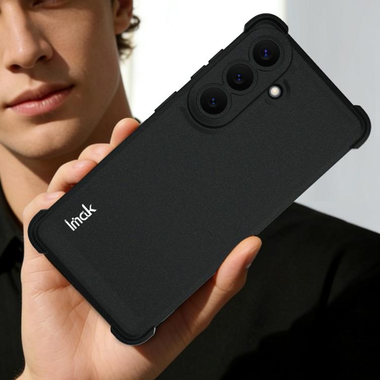 For Samsung Galaxy S26+ 5G imak Shockproof Airbag TPU Phone Case - Matte Black
