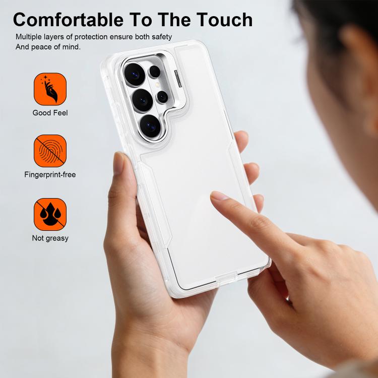 For Samsung Galaxy S25 Ultra 5G Traveler Lens Frame Holder Phone Case