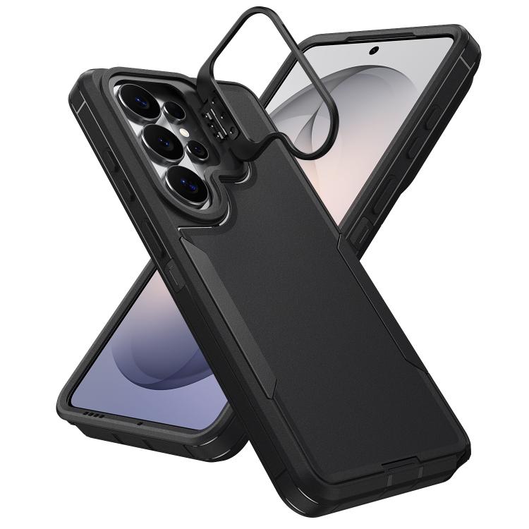 For Samsung Galaxy S25 Ultra 5G Traveler Lens Frame Holder Phone Case