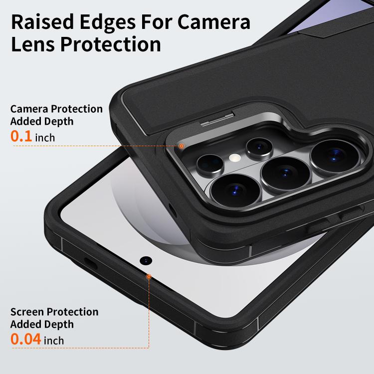 For Samsung Galaxy S25 Ultra 5G Traveler Lens Frame Holder Phone Case