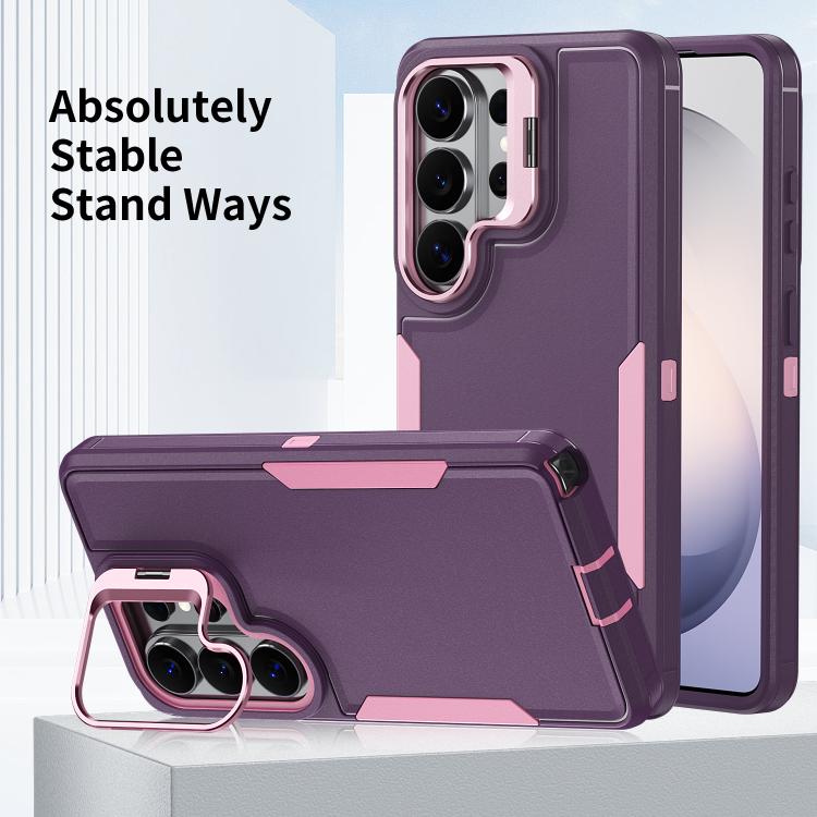 For Samsung Galaxy S25 Ultra 5G Traveler Lens Frame Holder Phone Case