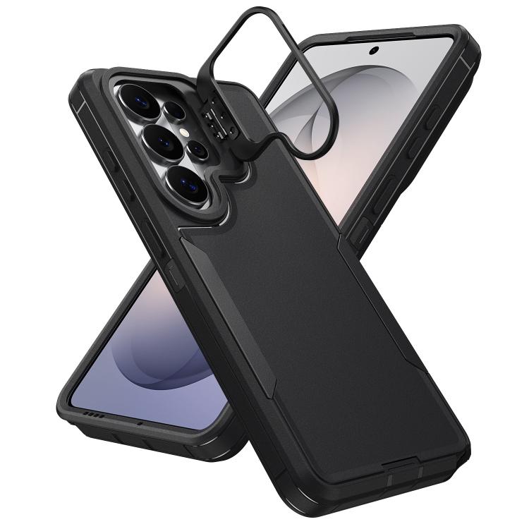 For Samsung Galaxy S24 Ultra 5G Traveler Lens Frame Holder Phone Case