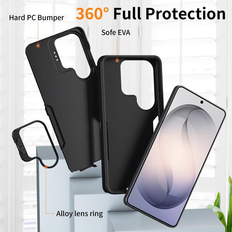 For Samsung Galaxy S24 Ultra 5G Traveler Lens Frame Holder Phone Case