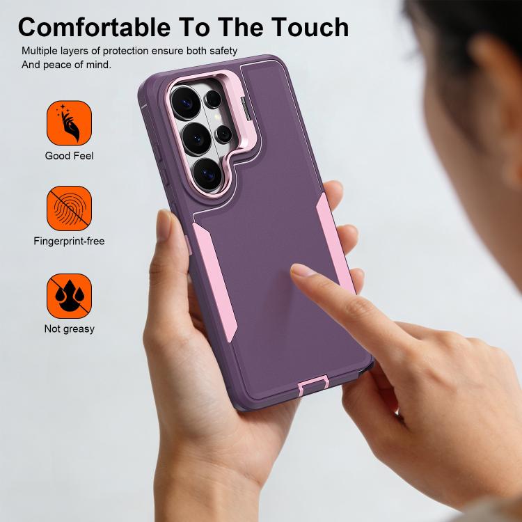 For Samsung Galaxy S24 Ultra 5G Traveler Lens Frame Holder Phone Case
