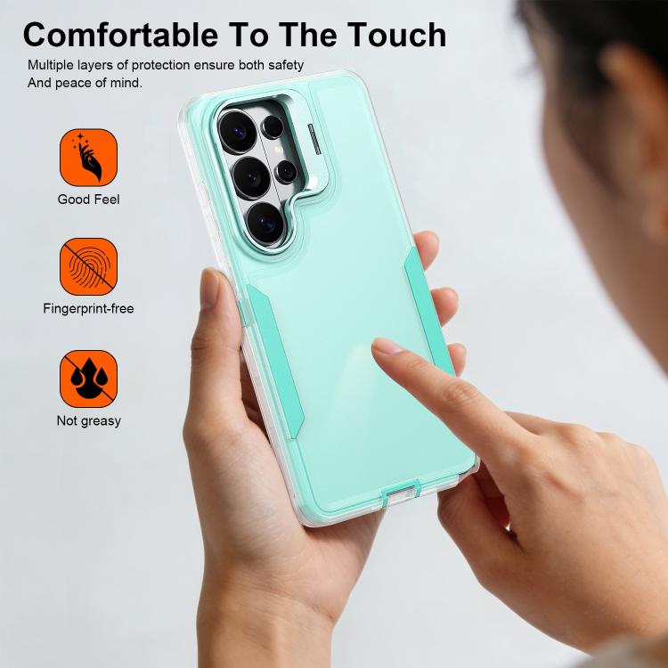 For Samsung Galaxy S22 Ultra 5G Traveler Lens Frame Holder Phone Case