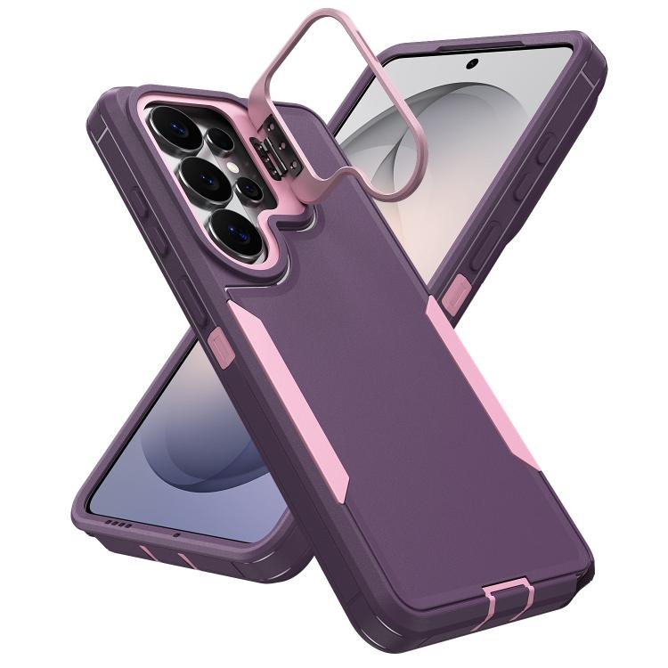 For Samsung Galaxy S22 Ultra 5G Traveler Lens Frame Holder Phone Case