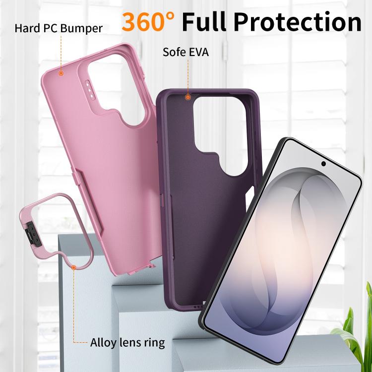 For Samsung Galaxy S22 Ultra 5G Traveler Lens Frame Holder Phone Case